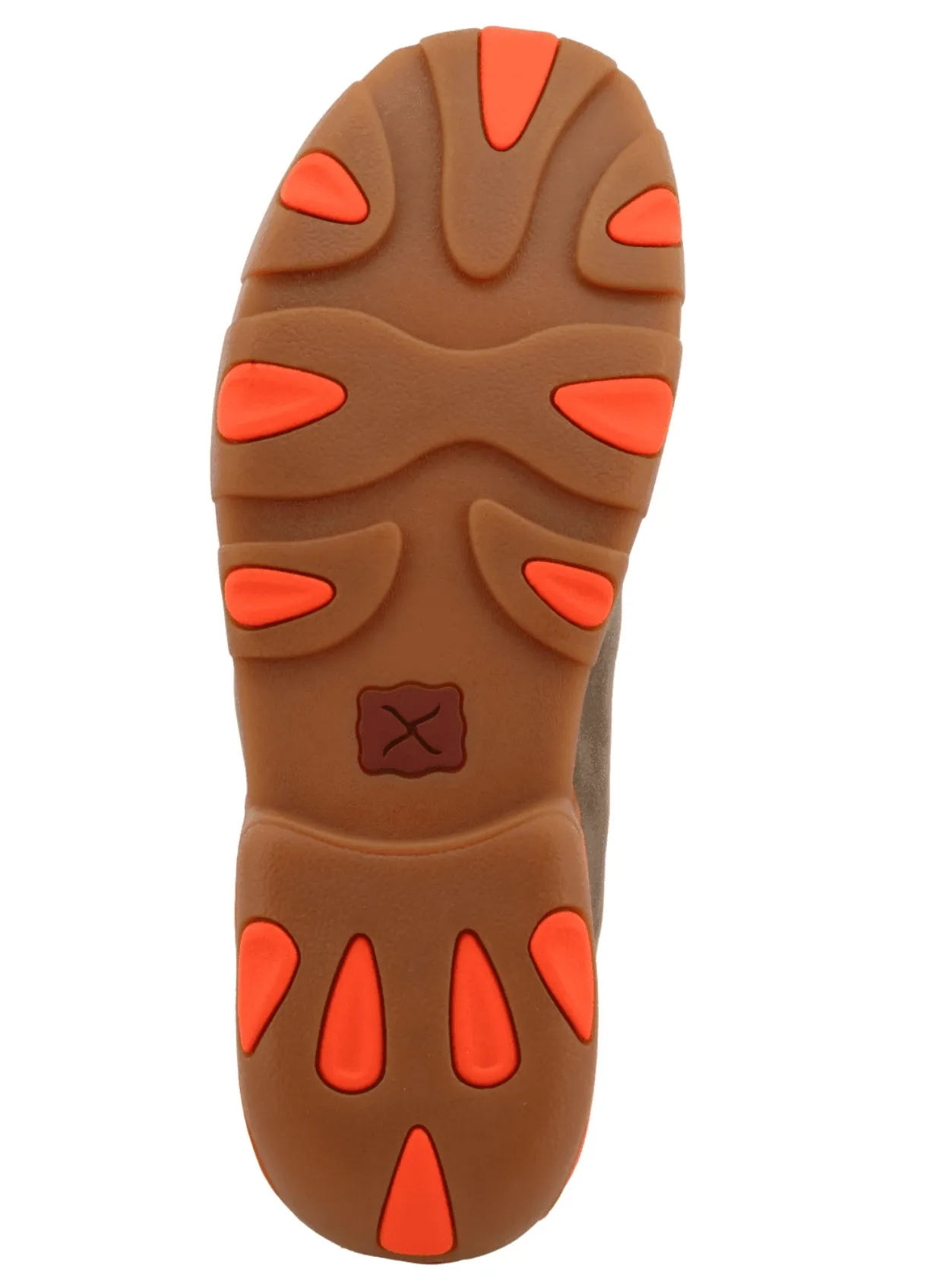Twisted X Men's Chukka Bomber Neon Orange Driving Moc MDM0019
