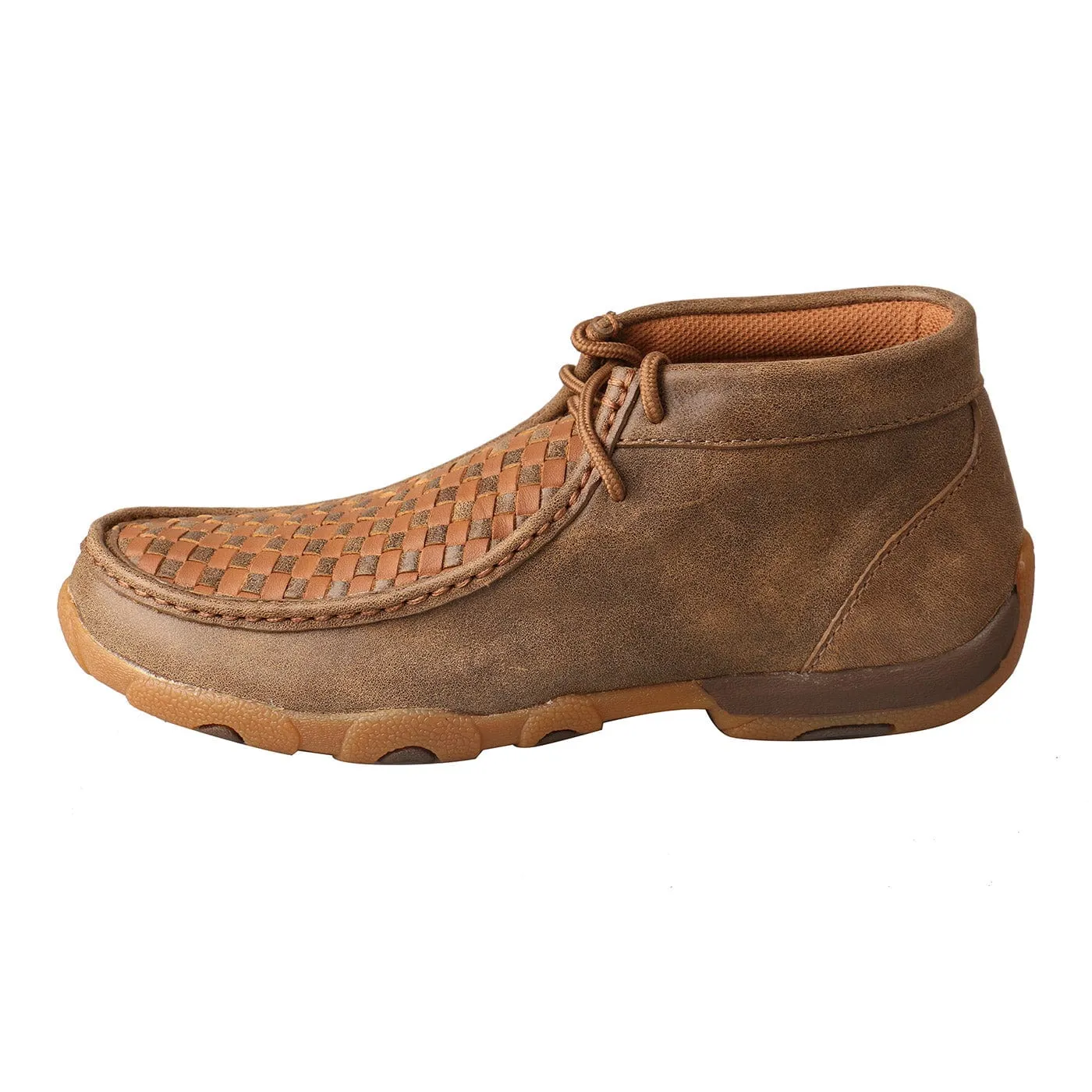 Twisted X Women's Bomber & Tan Chukka Driving Moc Shoe WDM0034
