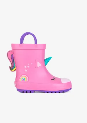 Unicorn Pink Rain Boots