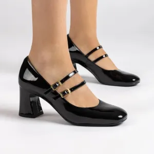 Unisa Mount Shoe Black Patent