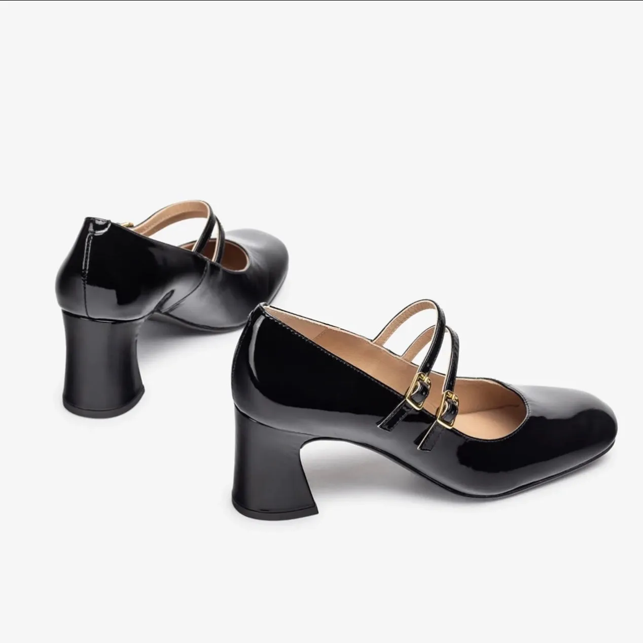 Unisa Mount Shoe Black Patent