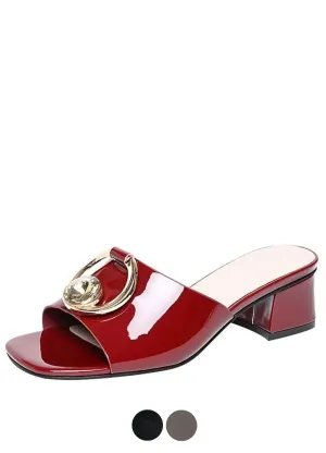 USS Shoes Lucy Women's Patent Leather Sandals