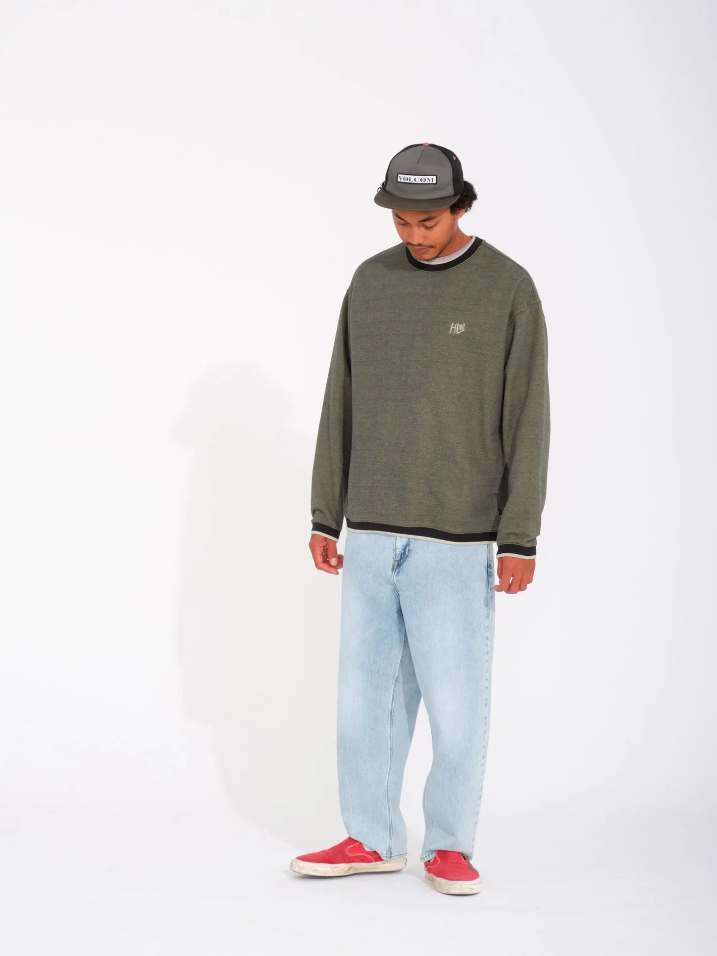 V Ent Hockey Dad Sweatshirt - LEMON HEATHER