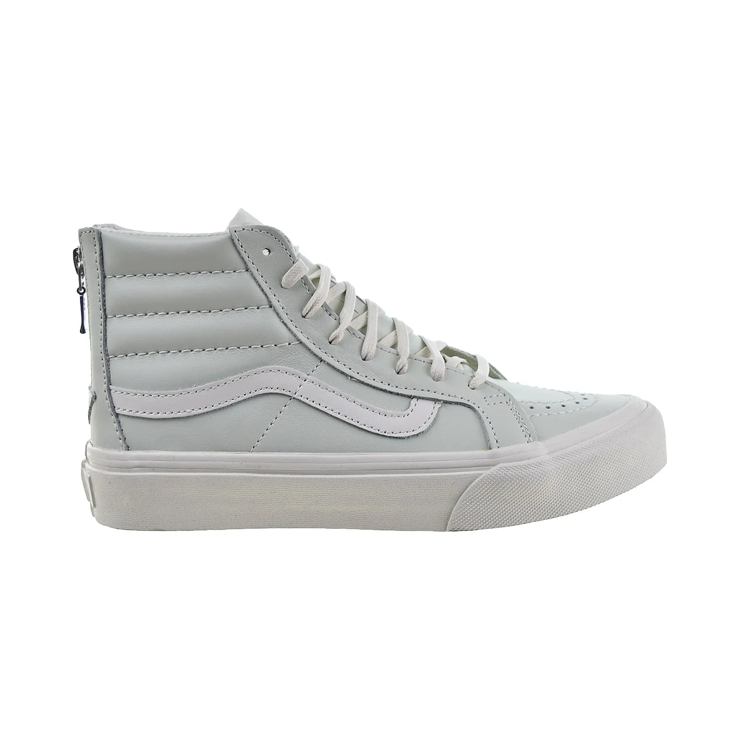 Vans Sk8-Hi Slim Zip Leather Men's Shoes Zephyr Blue-Black