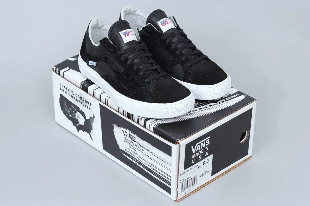 Vans Style 113 Pro USA ArcAd Shoes Black