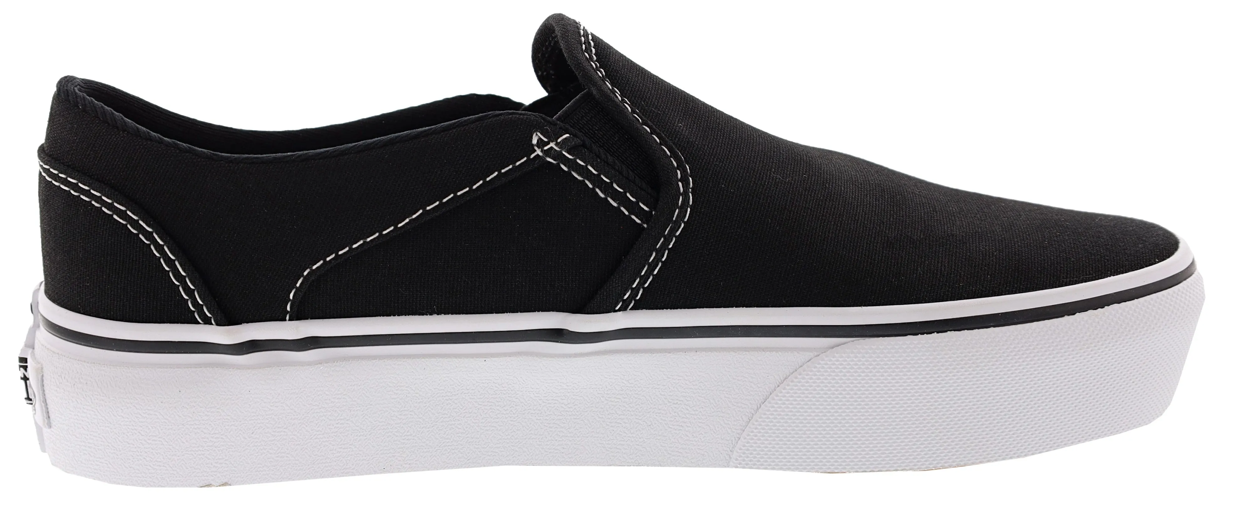 Vans Women's Asher Slip On Platform Shoes