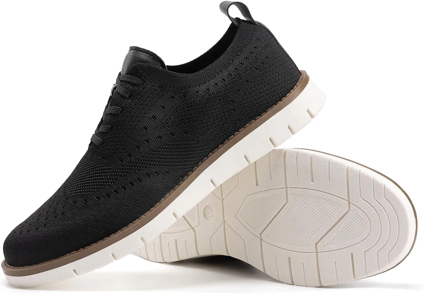 VikoViren Men's Oxfords Dress Shoes Business Casual Knit Walking Shoes Comfortable Lightweight Fashion Tennis Sneakers