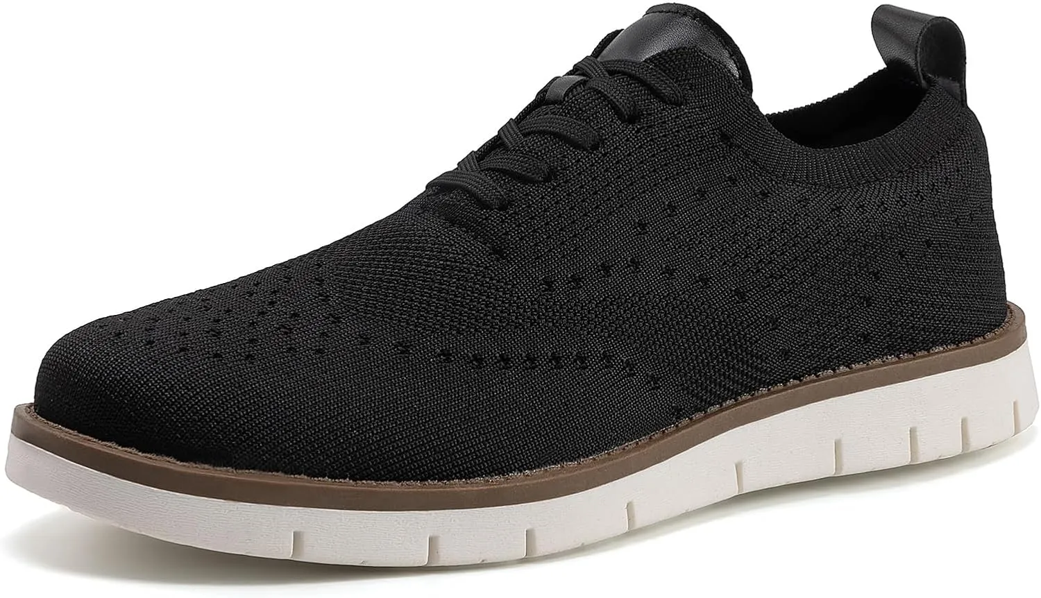 VikoViren Men's Oxfords Dress Shoes Business Casual Knit Walking Shoes Comfortable Lightweight Fashion Tennis Sneakers