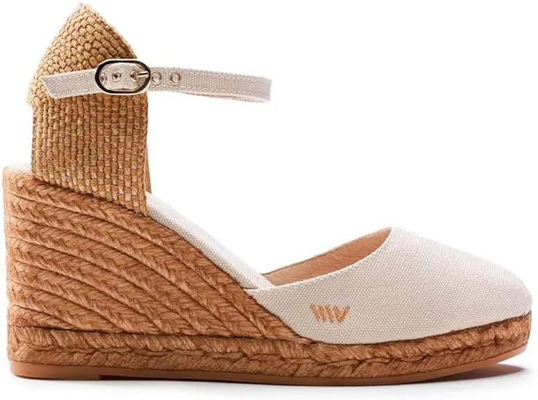VISCATA Satuna Women's Sandals Espadrille Canvas Buckle Wedges