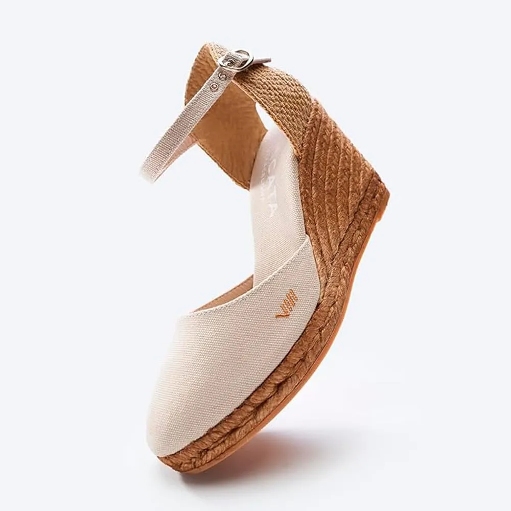 VISCATA Satuna Women's Sandals Espadrille Canvas Buckle Wedges