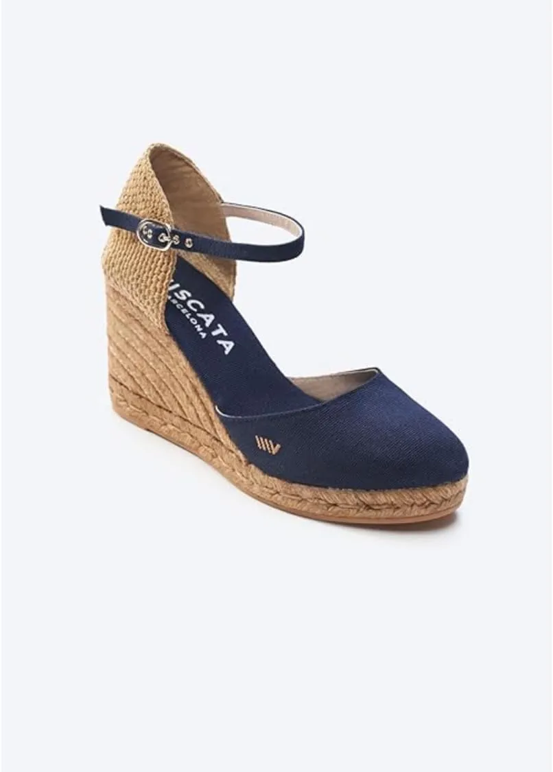 VISCATA Satuna Women's Sandals Espadrille Canvas Buckle Wedges