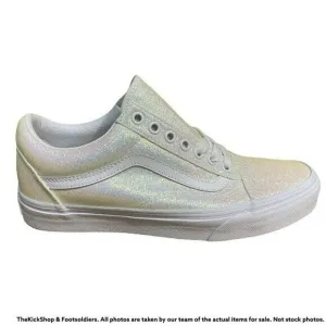 VN0A3WKT3UA1 VANS Old Skool UV Glitter (White) Men Size 8 | Women Size 9.5