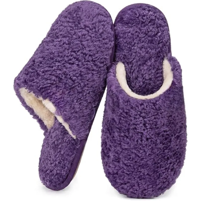 Warm Cozy Slip On Slippers