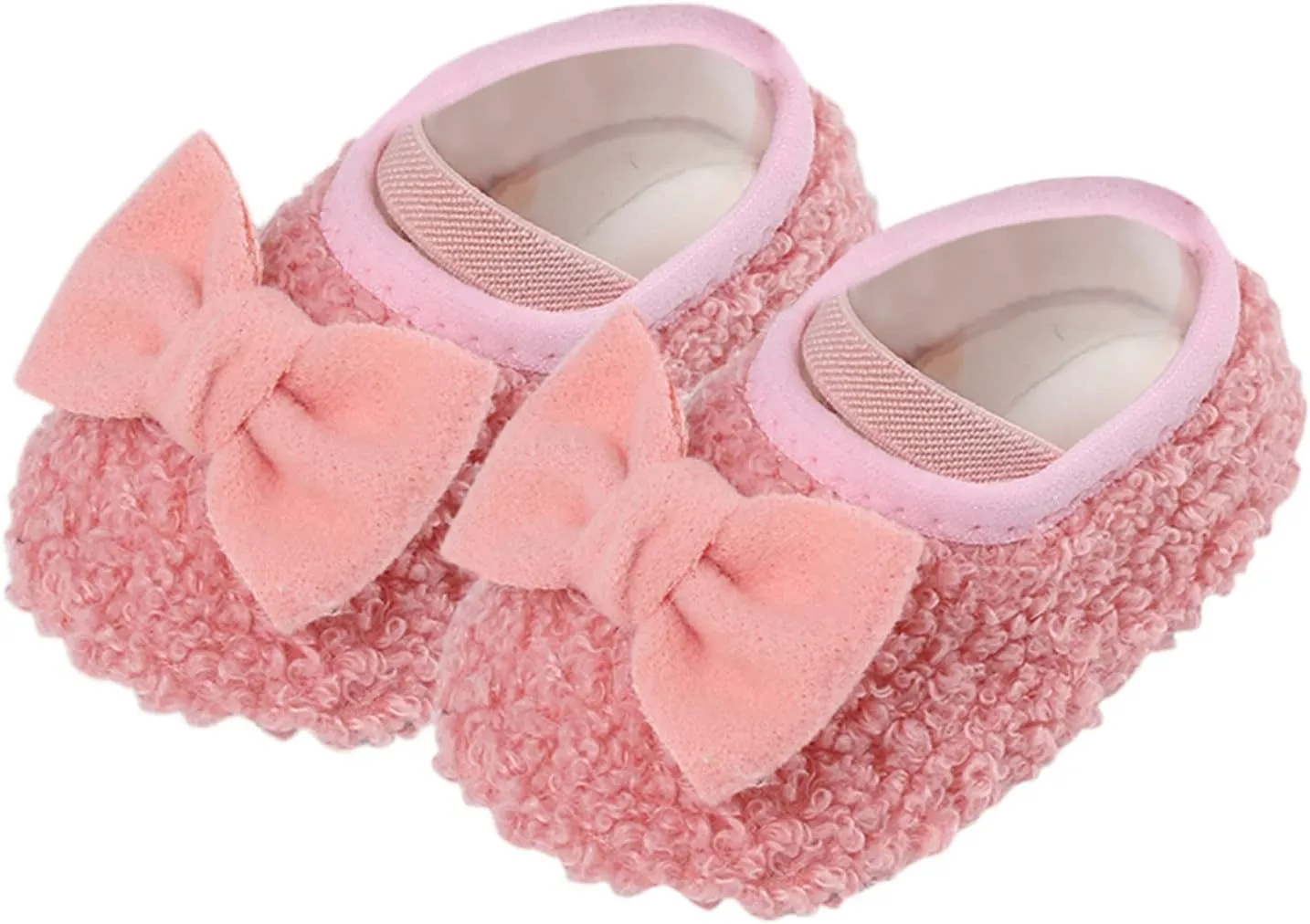 Warm Shoes for Baby Girls and Boys Soft Comfortable Shoes Infant Toddler Bowknot Warming Shoes Boy Slip on Shoe