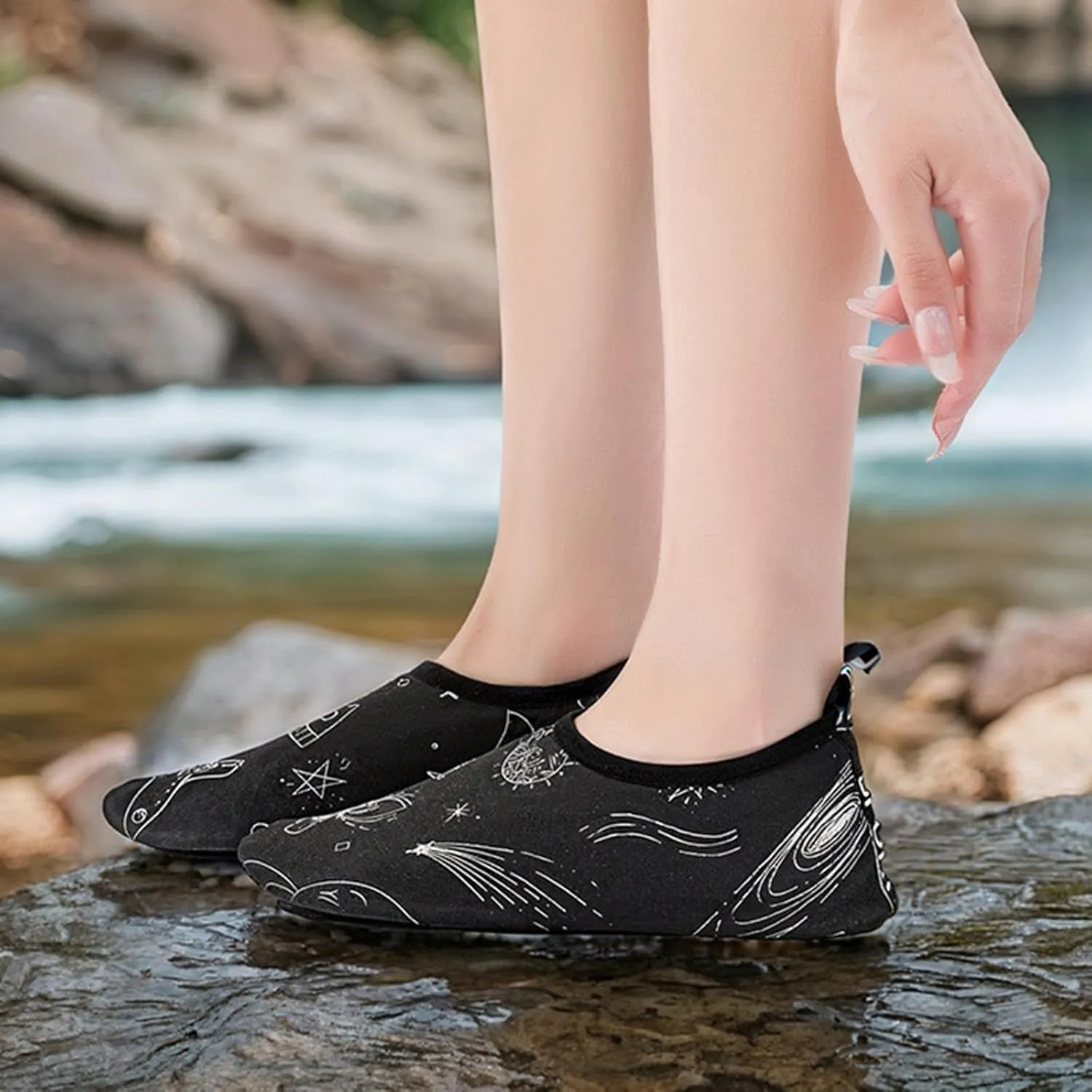 Water Shoes for Women Men Quick-Dry Swim Yoga Beach Barefoot Wear Sport Camping Accessories Must Pool Haves Adult Youth Size