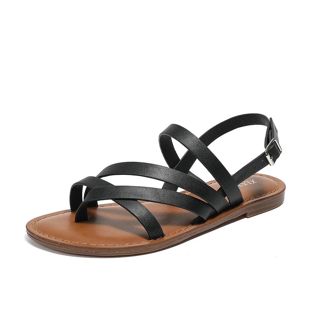 Wearing Shoes Female Summer New Beach Cool Versatile Fairy Style Fashion Roman Port Style