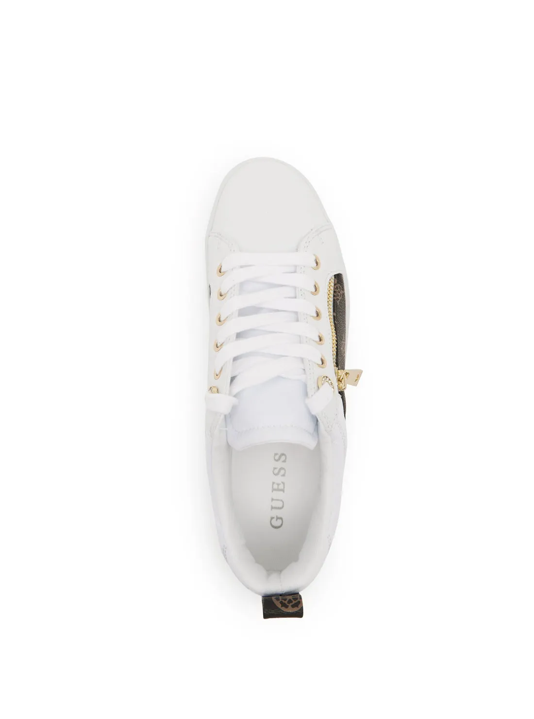 White Ganela Low Top Sneakers