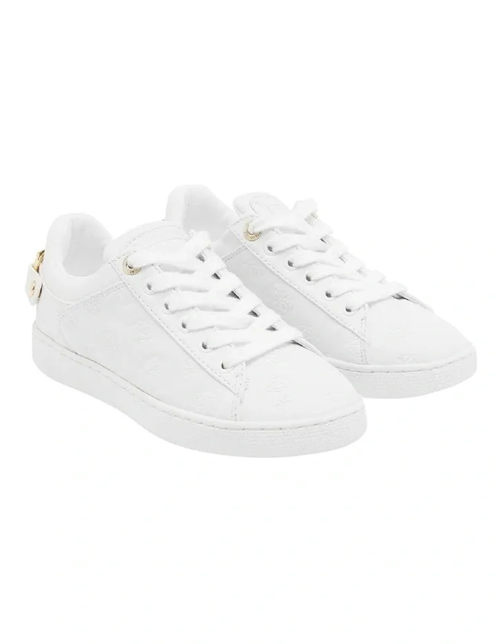 White Remla Low-Top Sneakers