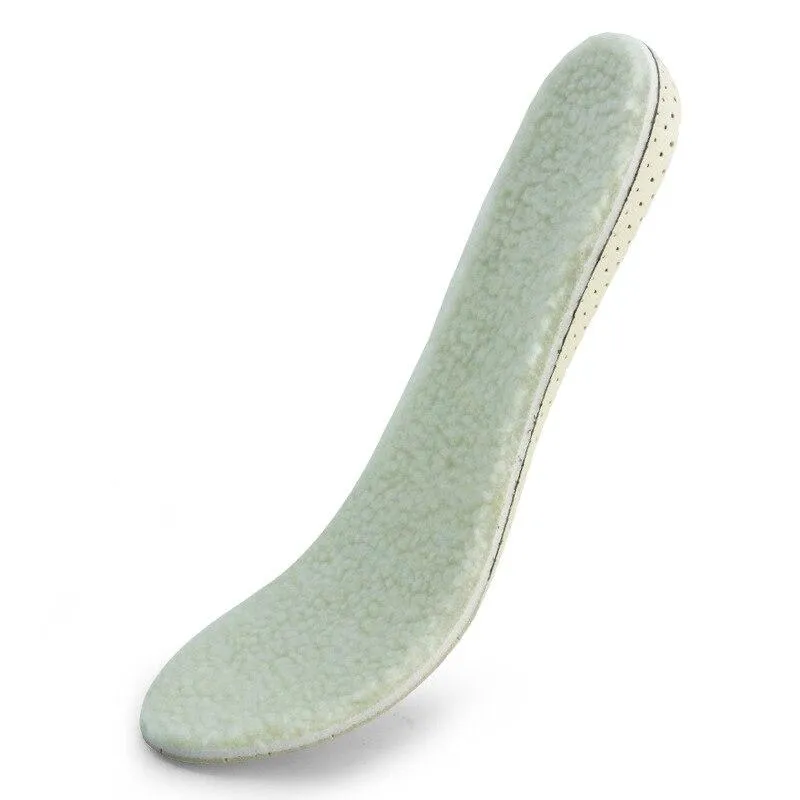 Winter Warm Insole Thermal Thickened  Wool Height Increasing Shoe Pad Unisex Memory Cotton Pad Half Pad