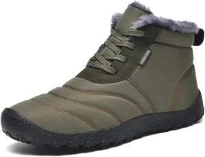 Winter Waterproof Men's Snow Casual Shoes Plush Outdoor Men's Sneakers Warm Men Shoes Male Snow Boots(43 Code)