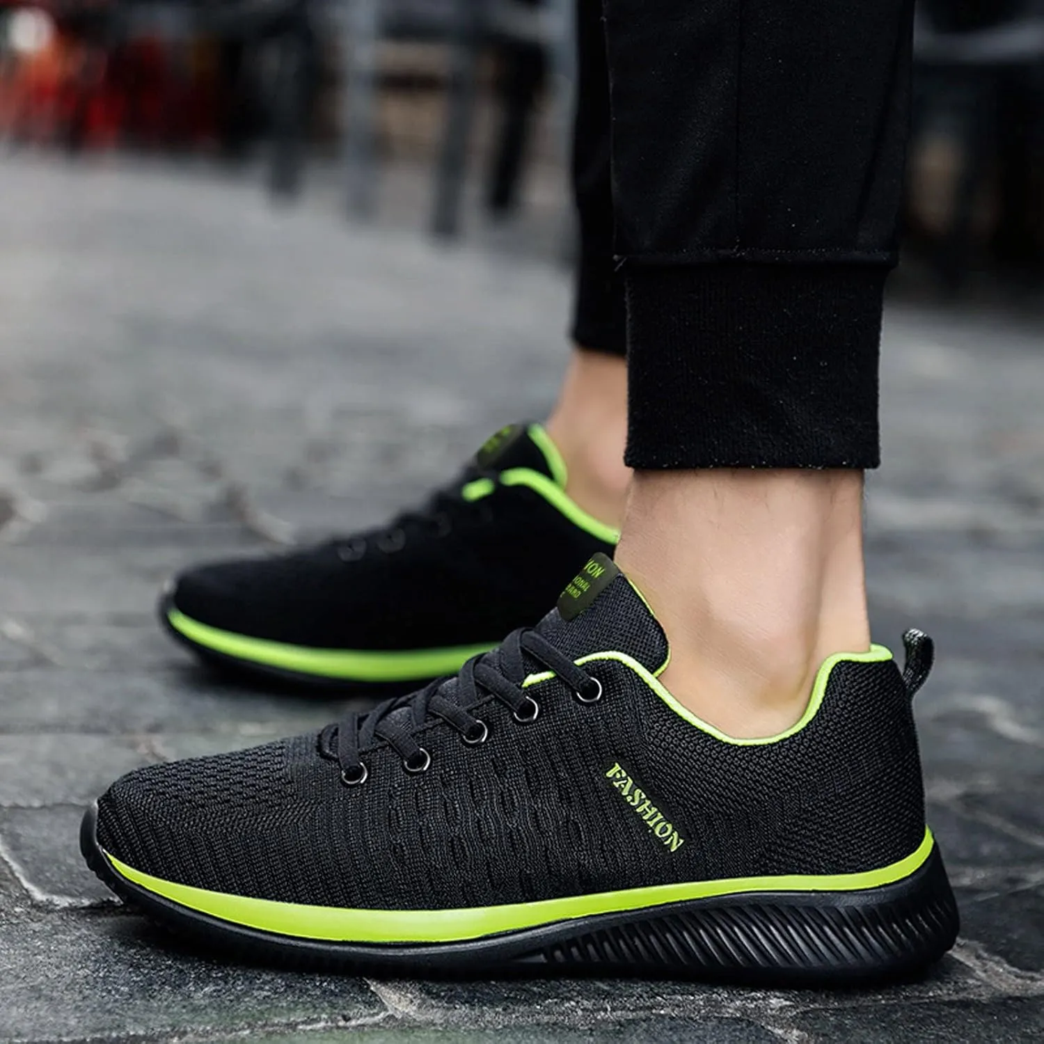 Women Mesh Sneakers Lac𝐞 Up Slip on Running Shoes Non Slip Breathable Walking Shoes Orthopedic Comfortable Sneakers with Arch Support