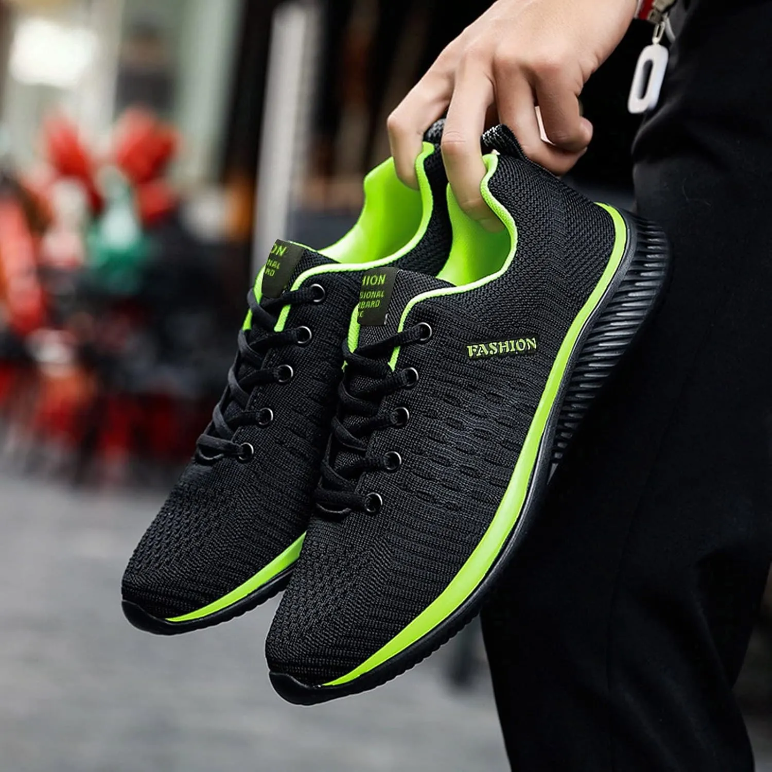 Women Mesh Sneakers Lac𝐞 Up Slip on Running Shoes Non Slip Breathable Walking Shoes Orthopedic Comfortable Sneakers with Arch Support