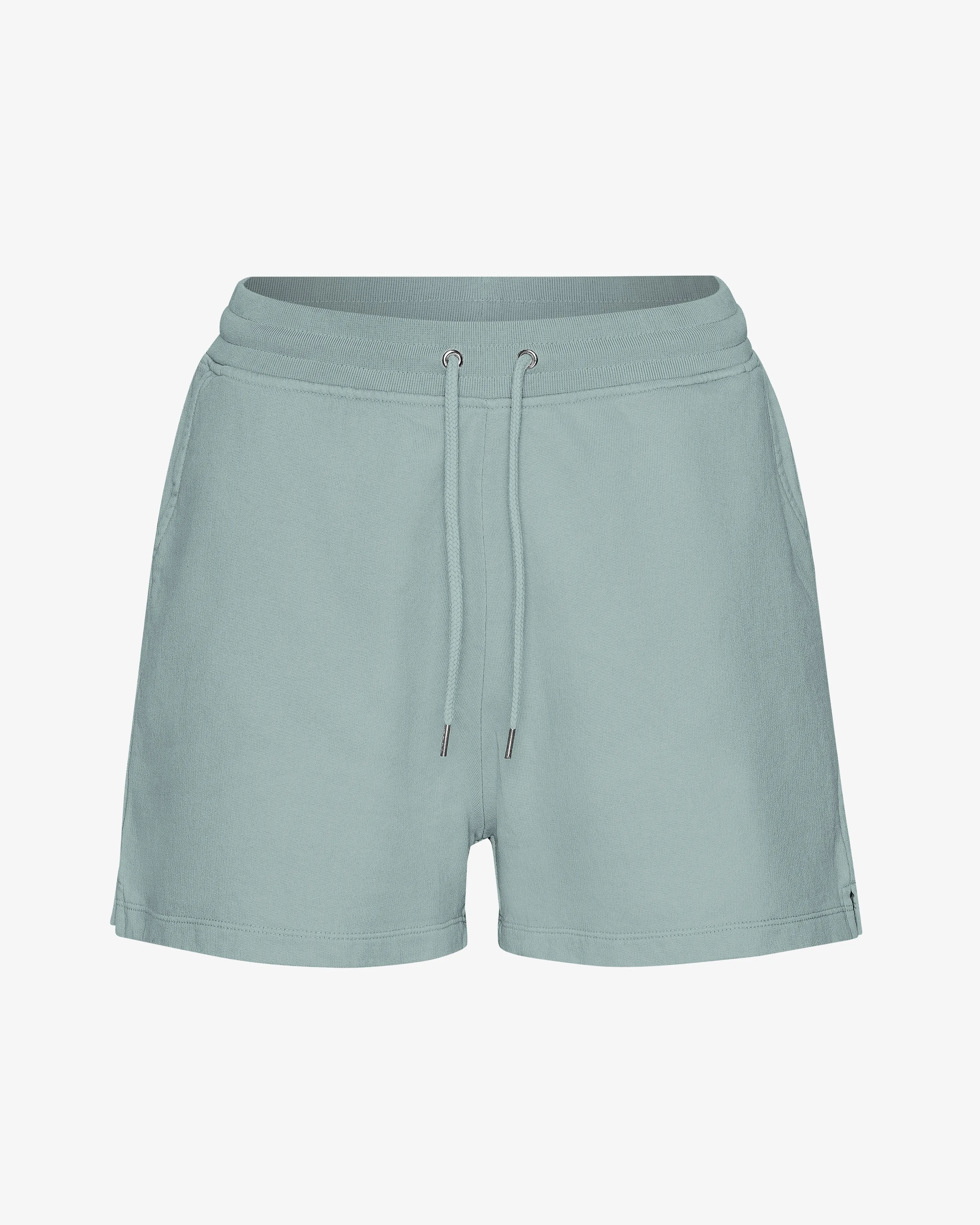 Women Organic Sweatshorts - Steel Blue