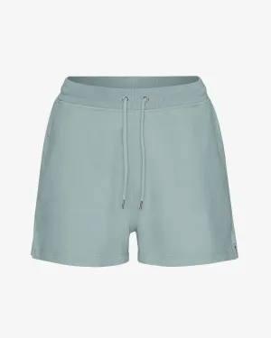Women Organic Sweatshorts - Steel Blue