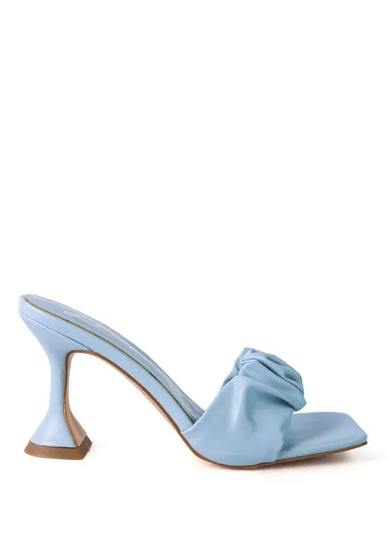 Women Sandals Rebel Spool Ruched Heeled