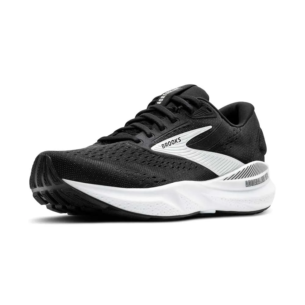 Women's Adrenaline GTS 24 Running Shoe - Black/White - Wide (D)