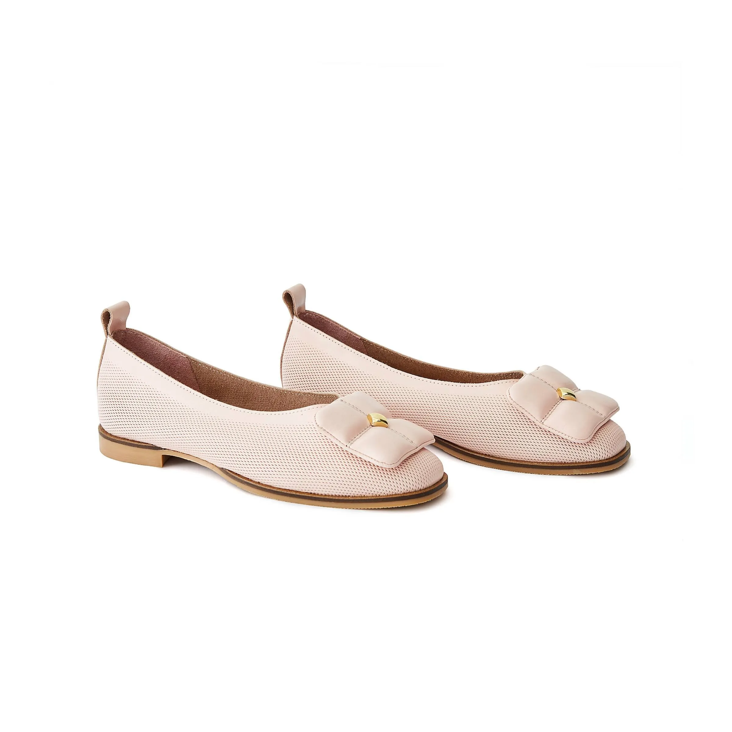 Women's Calf Leather Handmade Flats W3001