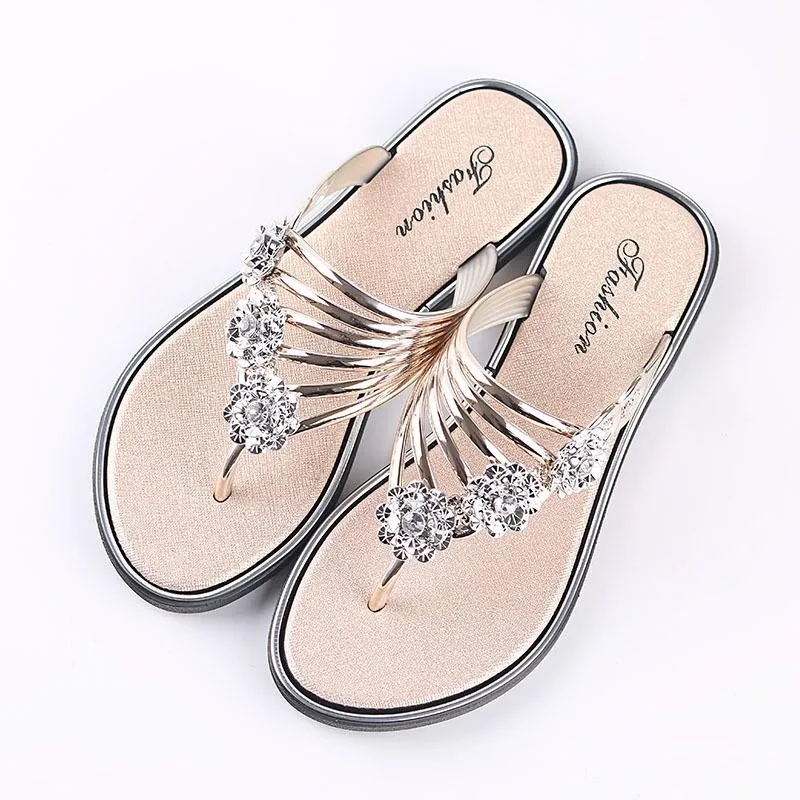Women's Floral Outdoor Beach Slides