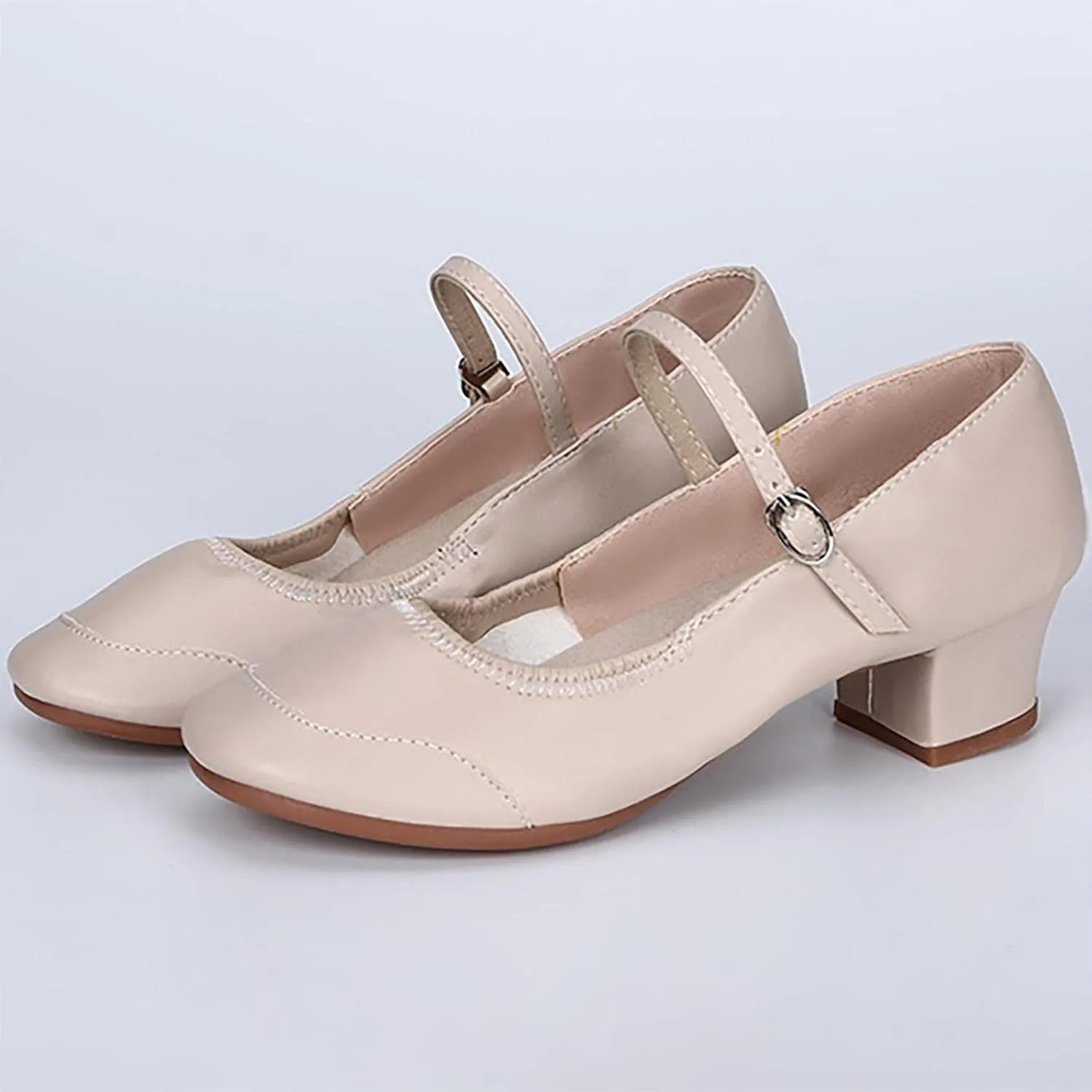 Women's Heel Sandals Dressy Casual Wedding Ankle Strappy Pointed Toe Stiletto Shoes Chunky Heels Classic High Heel Closed