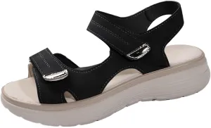 Women's Hiking Sandal Sport Sandal Comfortable Walking Sandals Air Cushion Sport Slingback Elastic Band Beach Vacation Casual Platform Shoes