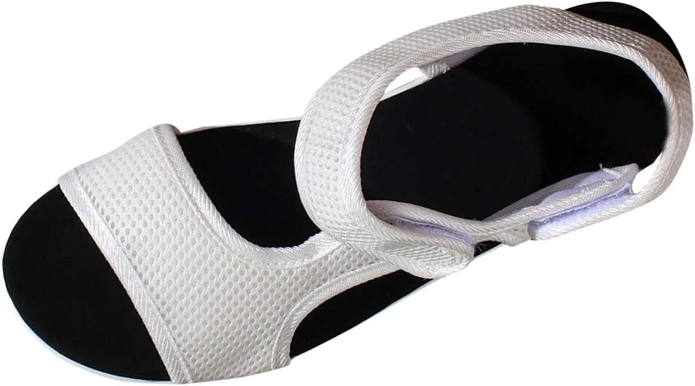 Womens Hiking Sandals Mesh Open Toe Sport Walking Sandal Comfortable Summer Shoes for Beach Vacation Casual Camping