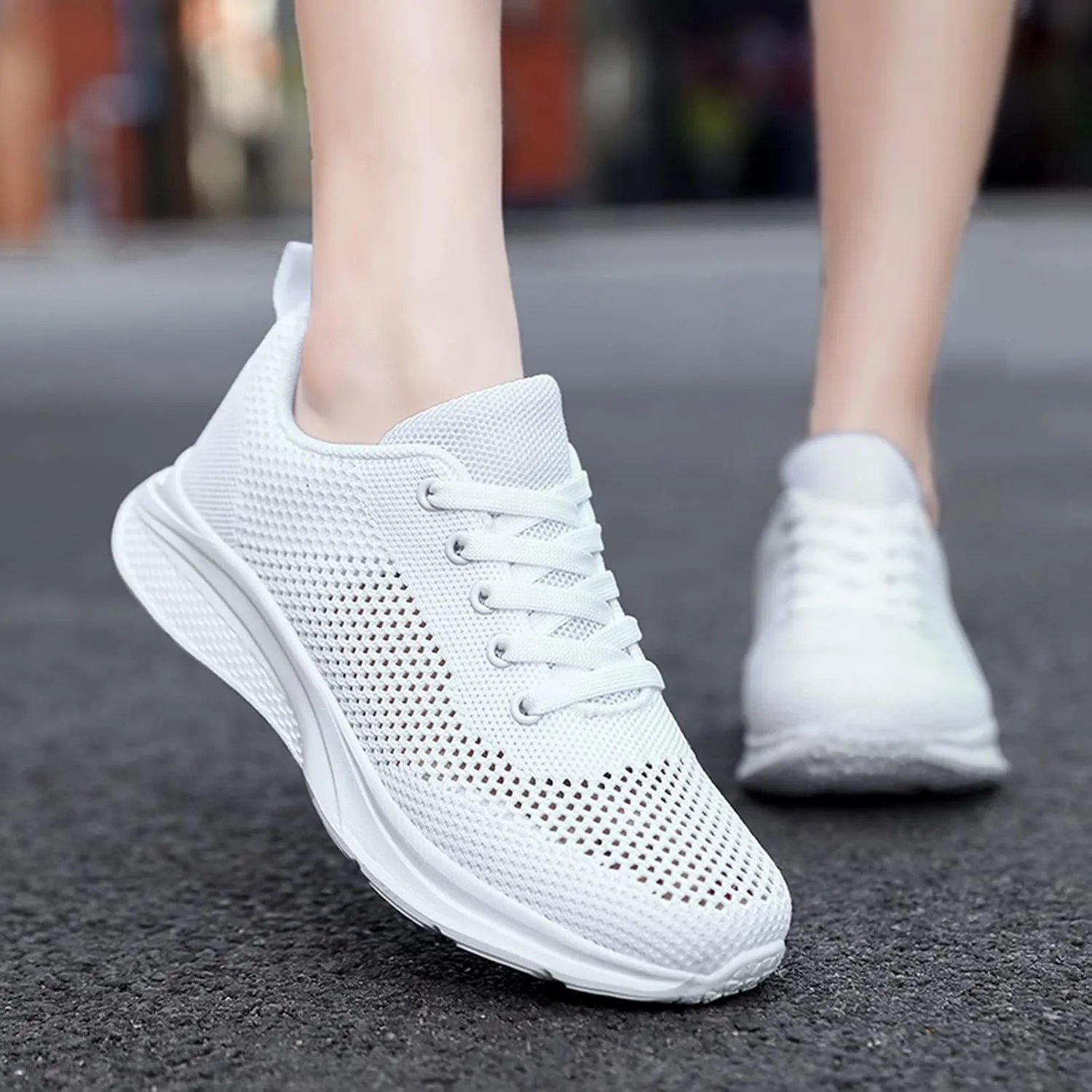 Women's Loafer Flat Slip On Sneakers Women Wide Width Mens Casual Shoes Women's Wide Loafers Loafers for Women Wide Platform Sneakers for Women Black