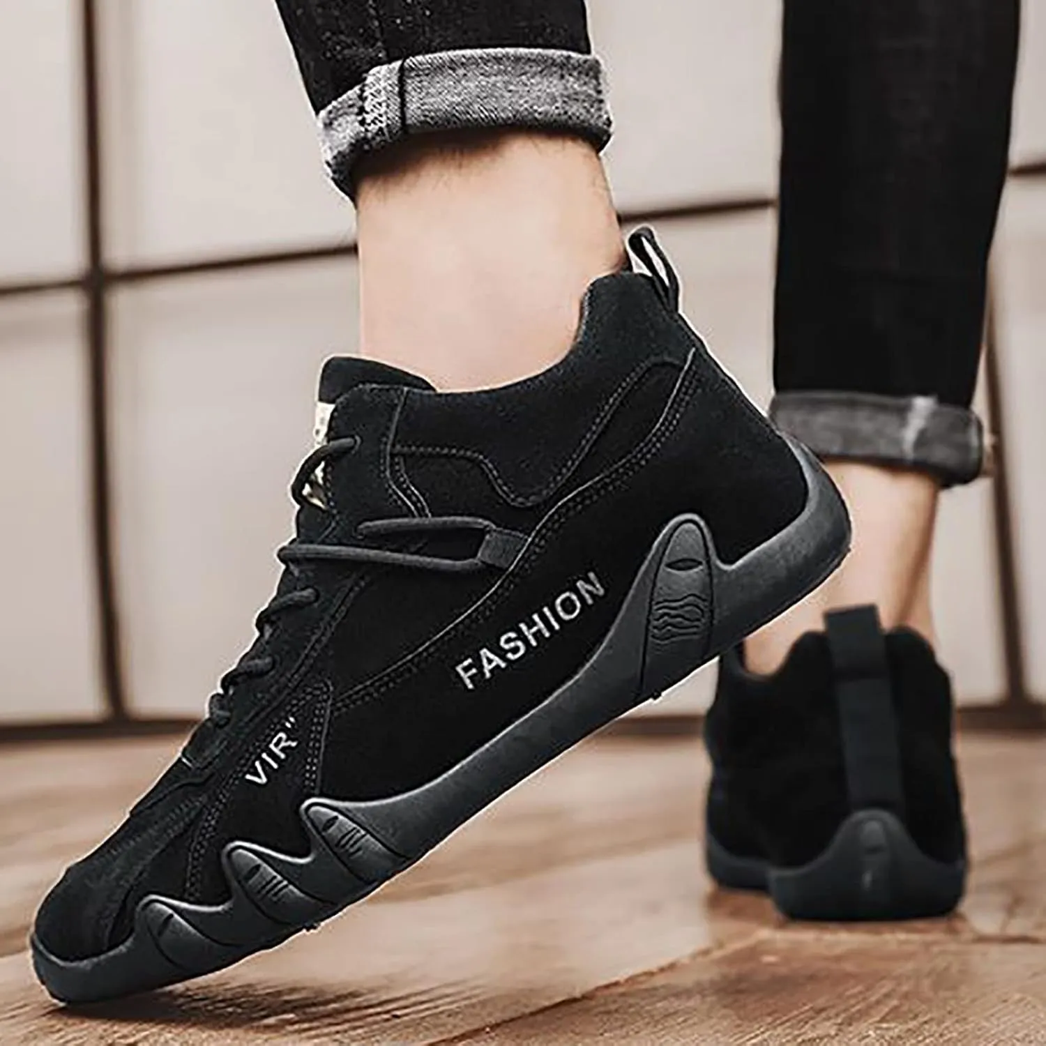 Women's Loafer Flat Womens White Sneakers Wide Width Women Dress Shoes Slip on Non Slip Low Top Casual Black Loafers Women Comfortable Dress Sneakers Men