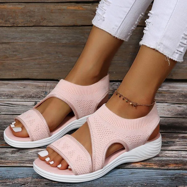 Women's Low Wedge Breathable Casual Shoes