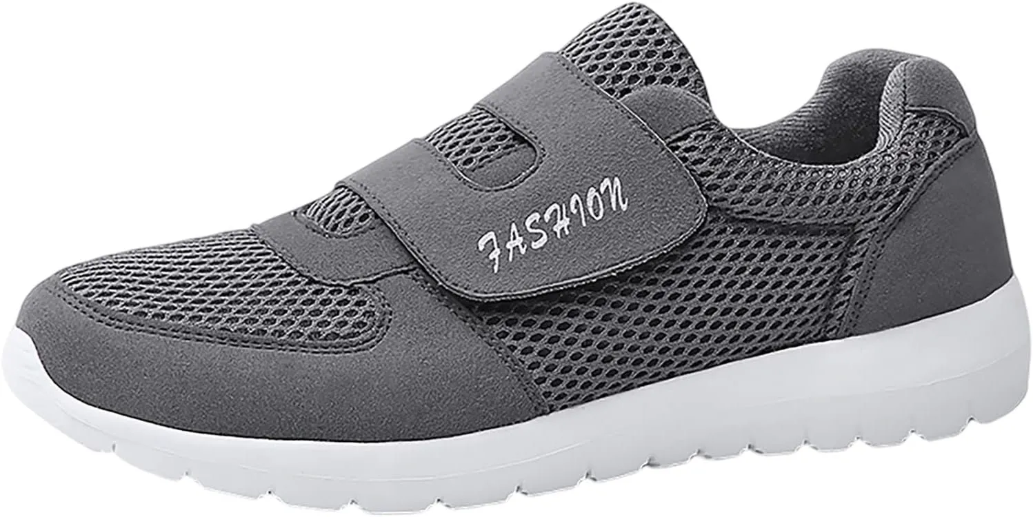 Womens Mesh Sneakers with Arch Support Breathable Casual Sneaker Comfortable Slip On Running Shoes Wide Width Orthopedic Walking Shoes