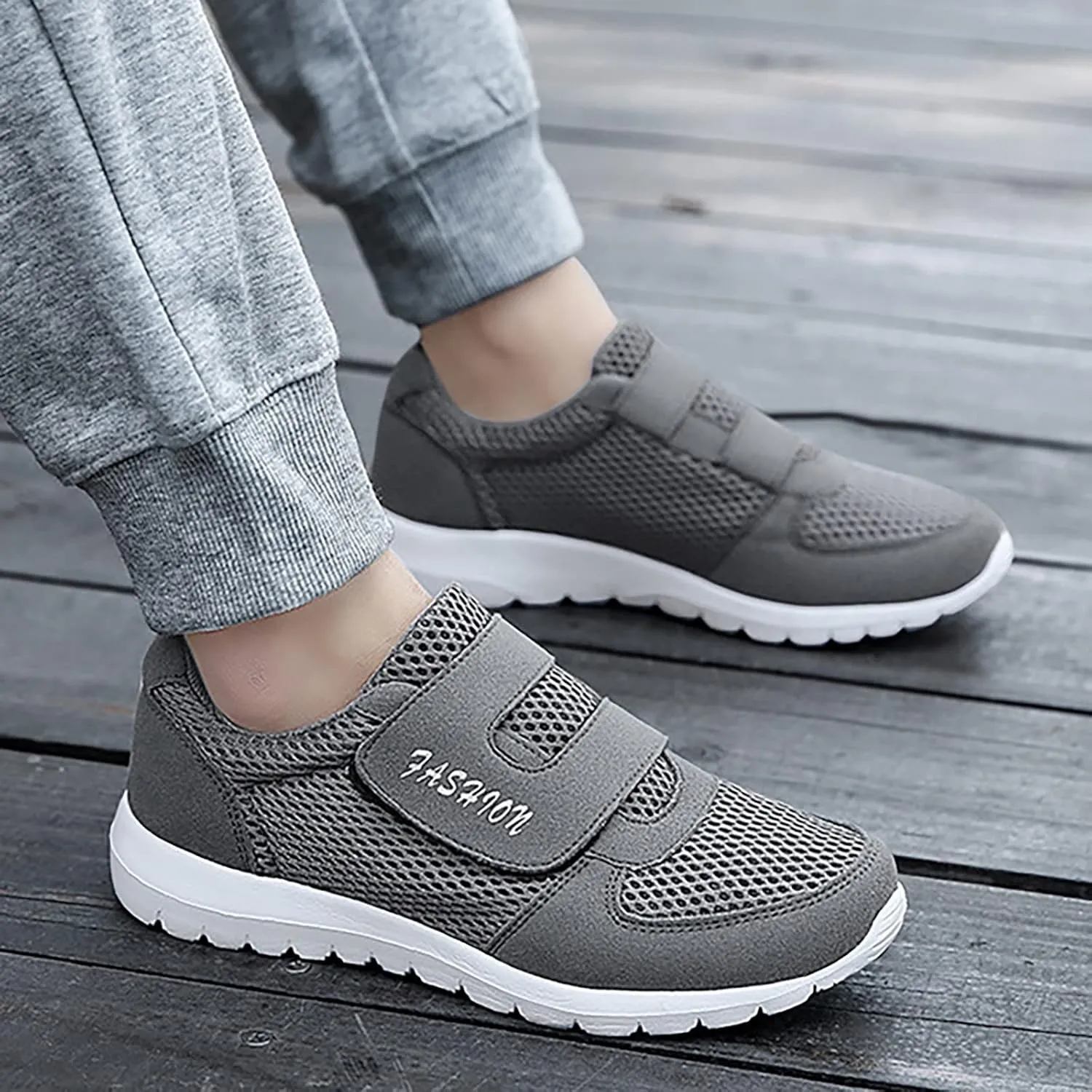Womens Mesh Sneakers with Arch Support Breathable Casual Sneaker Comfortable Slip On Running Shoes Wide Width Orthopedic Walking Shoes
