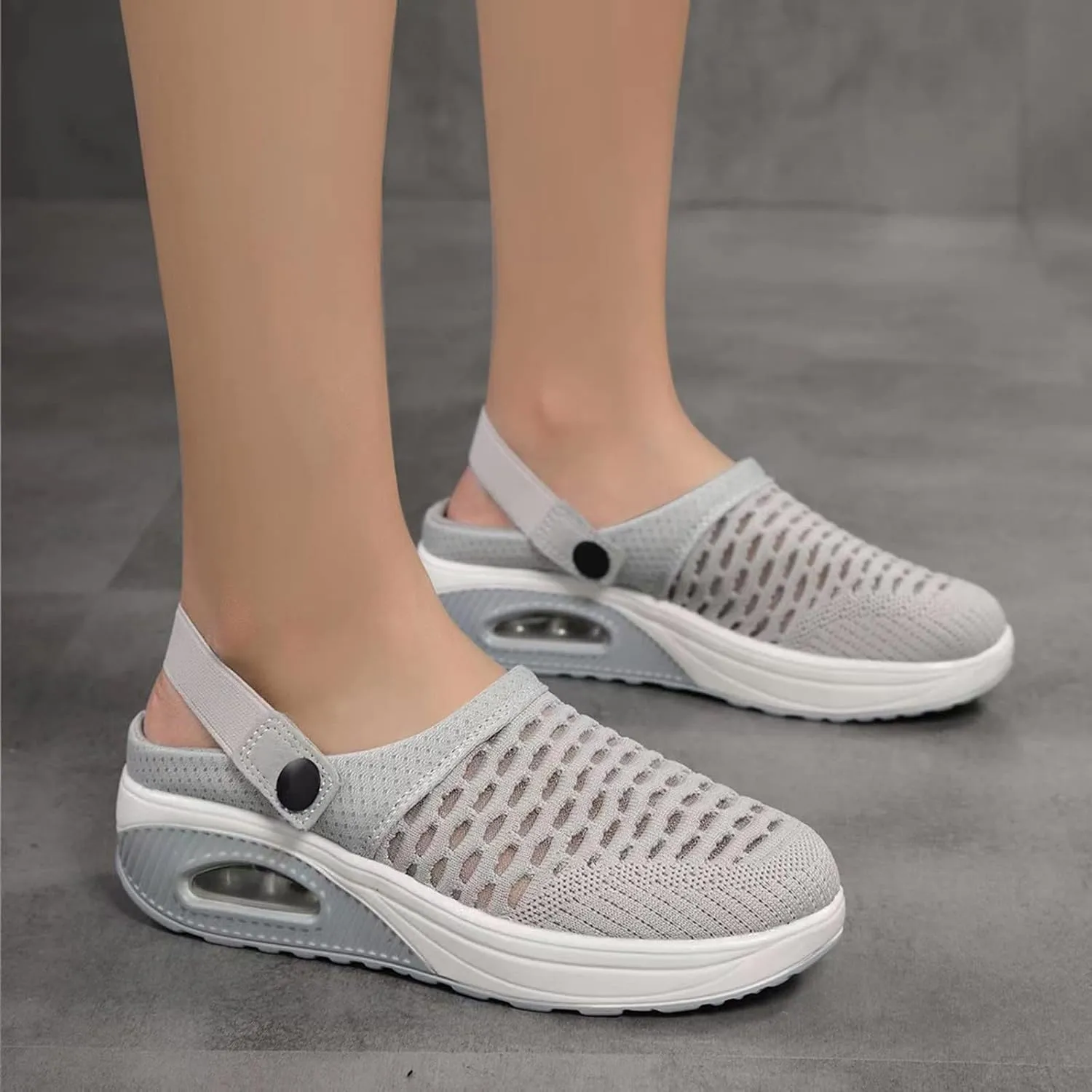 Women's Orthopedic Shoes Air Cushion Outdoor Hiking Slip on Sandals Sports Water Shoes Fashion Sneakers Slippers Classic Clogs for Women Men
