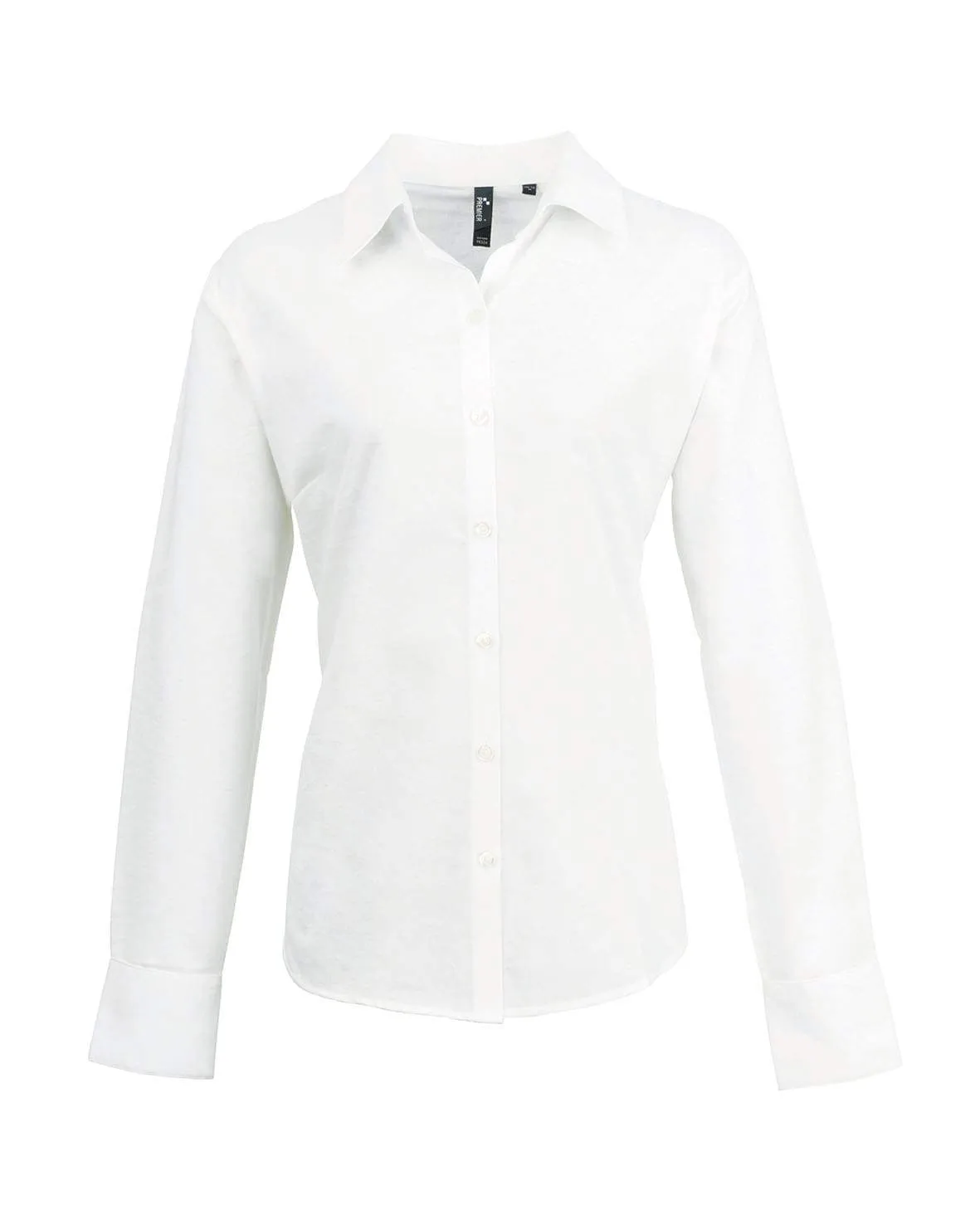 Women's Oxford Long Sleeve Blouse - L