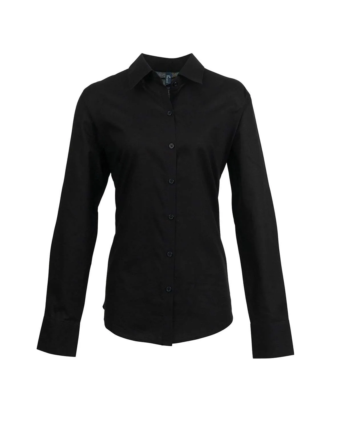 Women's Oxford Long Sleeve Blouse - L