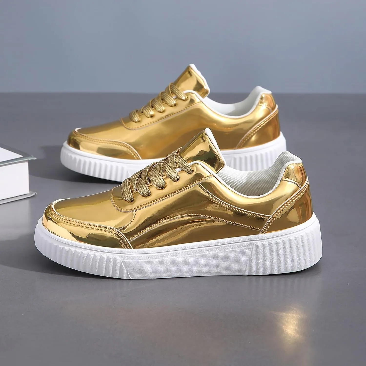 Womens Shoes Dressy Casual Womens Walking Sneakers Wide Width Loafers for Men Cover Heel Round Toe Christmas Canvas Shoes Comfortable & Lightweight