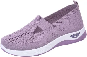 Women's Slip on Sneakers Orthopedic Walking Shoes Lightweight Comfortable Running Shoes Anti-Slip Mesh Shoes Sneakers