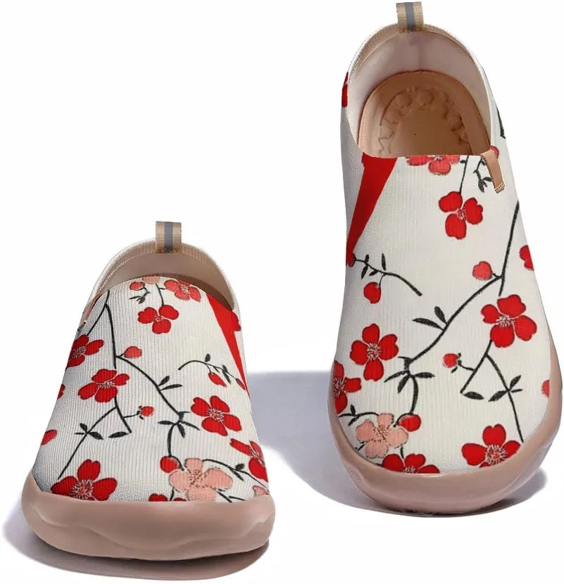 Women's Slip Ons Lightweight Flats Sneakers Walking Casual Loafers Art Painted Travel Shoes