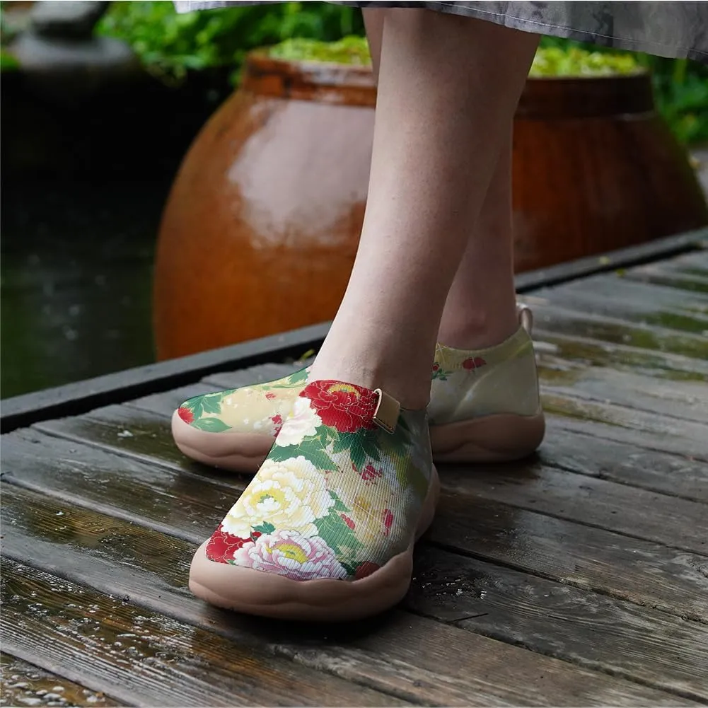 Women's Slip Ons Lightweight Flats Sneakers Walking Casual Loafers Art Painted Travel Shoes