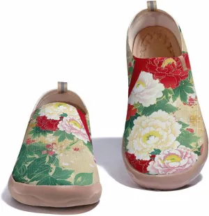Women's Slip Ons Lightweight Flats Sneakers Walking Casual Loafers Art Painted Travel Shoes