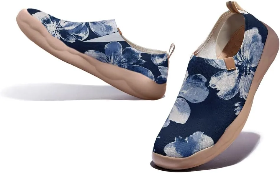 Women's Slip Ons Lightweight Flats Sneakers Walking Casual Loafers Art Painted Travel Shoes