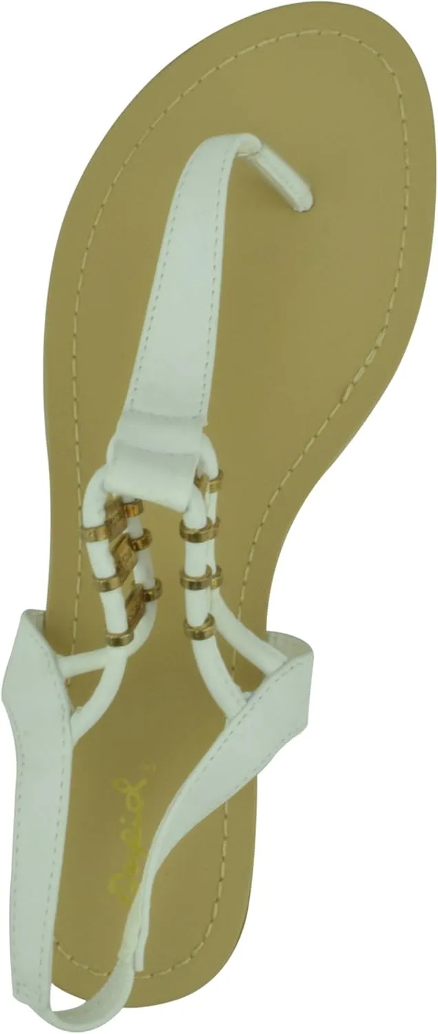 Women's Strappy Open Toe Thong Sandal Fashion Shoes